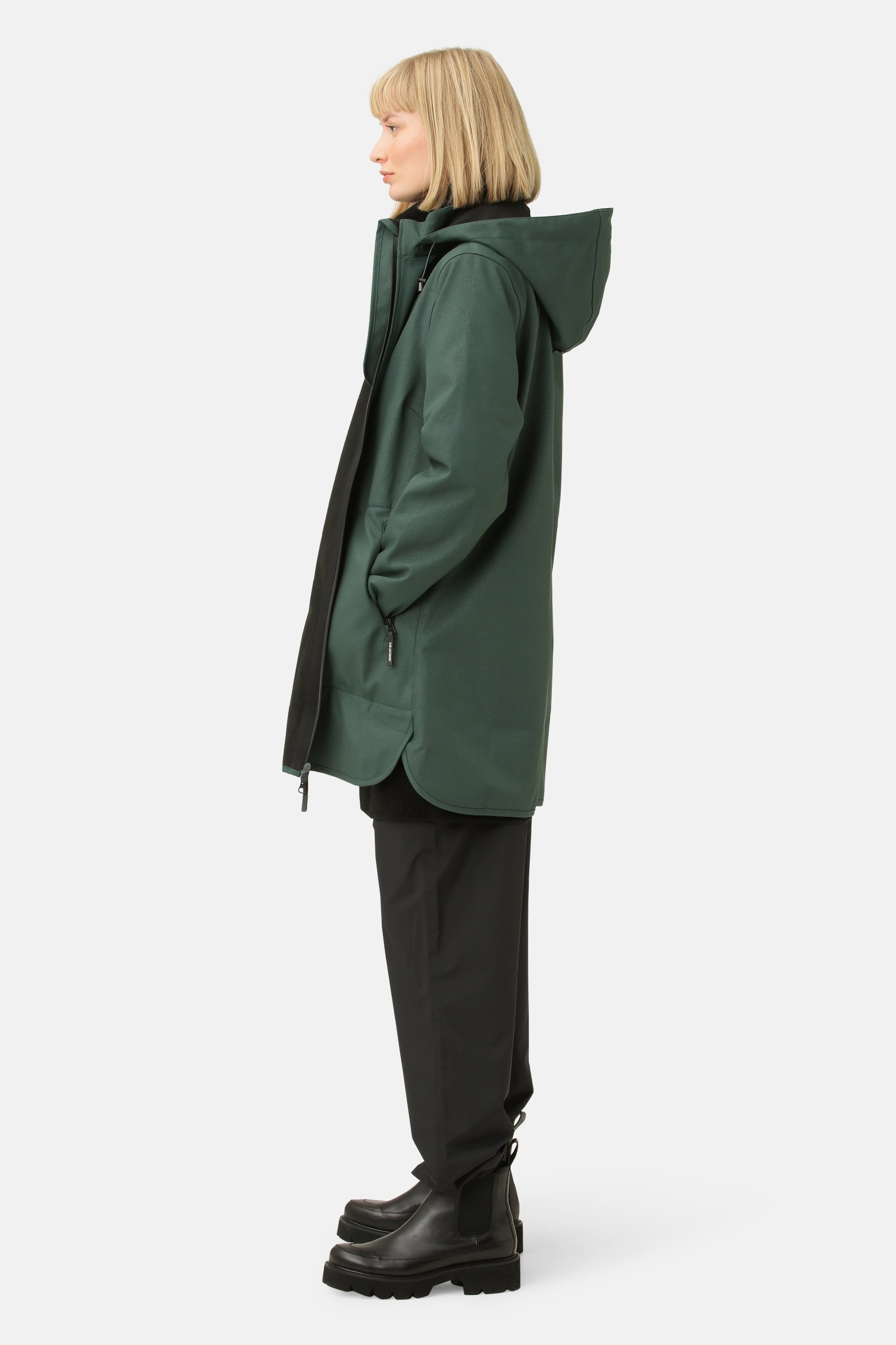 Softshell Raincoat A-line - Beetle